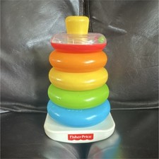 Fisher-Price Rainbow Stacking Rings Toy for Babies 12 Months & Under, 1-2 Years