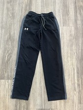 Kids Under Armour Black Athletic SweatpantsSize: Youth Large