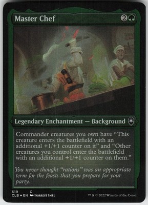 Foil Master Chef (Foil Etched) 519 Commander Legends: Battle for Baldur's Gate C