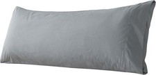 Cotton Blend Body Pillow Cover Breathable Long Pillowcase Envelope Closure