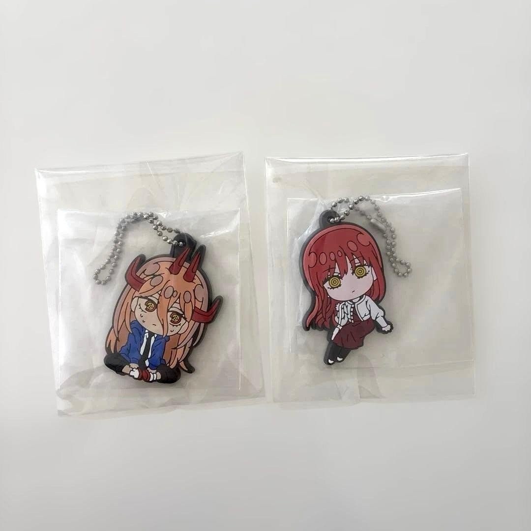 Chainsaw Man Reze Makima Keychain Set  Gachapon Toys