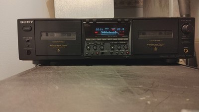 Sony TC-WE675 Stereo Cassette Deck.   -HEAR IT-   {{{RESTORED}}}