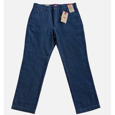 Levi's XX Chino Pants Mens 34x34 Indigo Blue Lightweight Relaxed Straight NWT