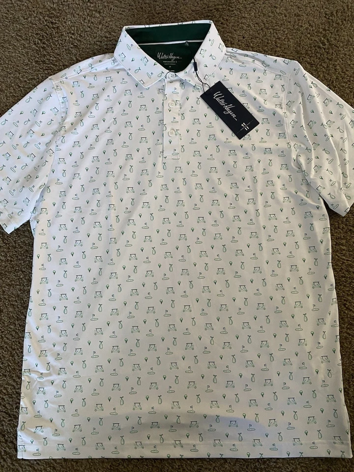 Новый с Ярлыками Walter Hagen гольф поло размер средний тележки и сумки плохой птицы стиль гольфист - Изображение 2 из 4