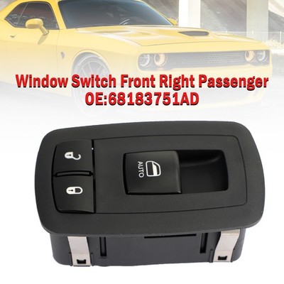Window Switch Front Right Passenger 68183751AD für Dodge Challenger 2015-2021