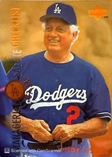 1996 Upper Deck - Managerial Salute Checklist Tommy Lasorda #478 Los Angeles HOF