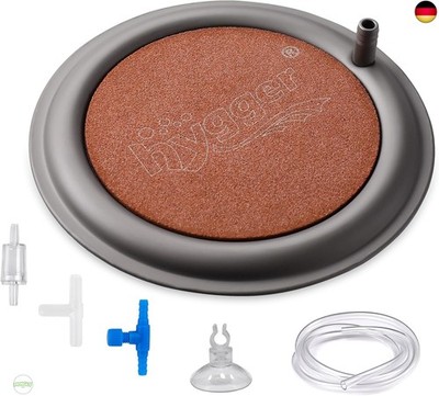 hygger Nano-Luftstein 4.1Zoll Aquarium Ausströmer Set, Sauerstoff Diffusor