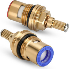 Faucet Ceramic Cartridge for Grohe 45882000 45883000, 1/2? Cold Hot Ceramic Cart