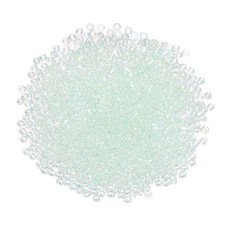 1600Pcs Glass Seed Beads, 1.5mm 15/0 Loose Mini Spacer Beads, Mint Green AB