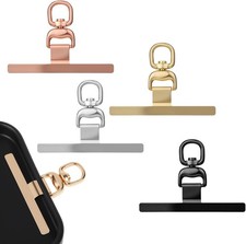 Vin Beauty 4 PCS Phone Tether Tab, 360  Rotatable Cell Lanyard Patch...