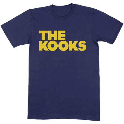 The Kooks Logo T-Shirt Blue New Heavy Cotton T Shirt Size S to 5XL