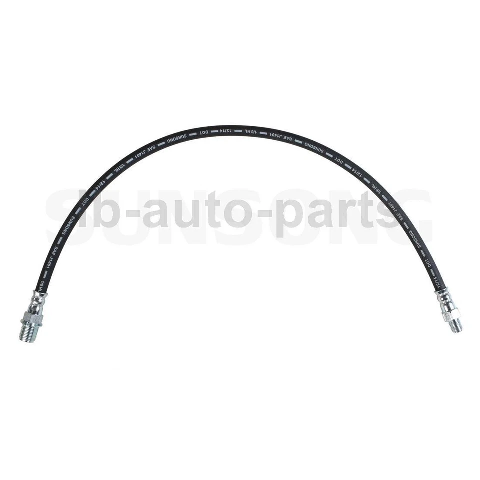 Manguera de freno trasera Sunsong 2x para Dodge RM300 1973 5,2 L 1973 Dodge RM300 -- Foto 4 de 4