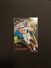 2023 Panini Select - Club Level Zach Charbonnet #202 Silver Prizm Die-Cut (RC)