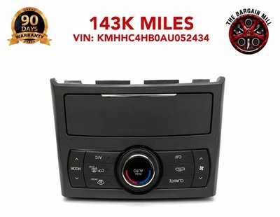 2011 Hyundai Genesis Coupe Climate Control Panel OEM 97250-2M560 w/ Storage