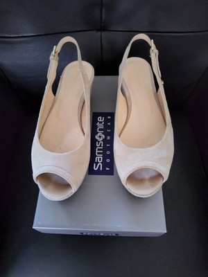 SAMSONITE Damen Sandalette Gr. 38  chic & elegant in beige