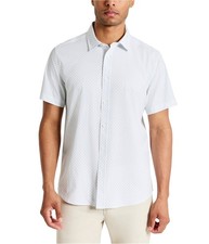 Kenneth Cole Mens Geometric Button Up Shirt