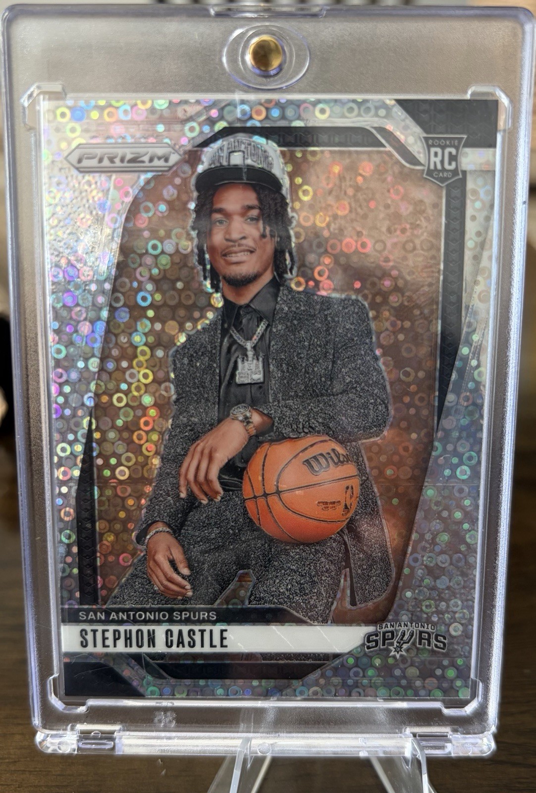 2024-25 Panini Prizm - Stephon Castle #234 Fast Break Prizm (RC)