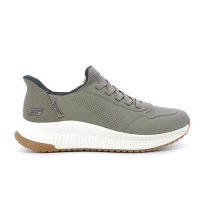 Skechers Herrenschuhe Bobs Squad 4-Direct Step, Slip-Ins Olv (Oliven)