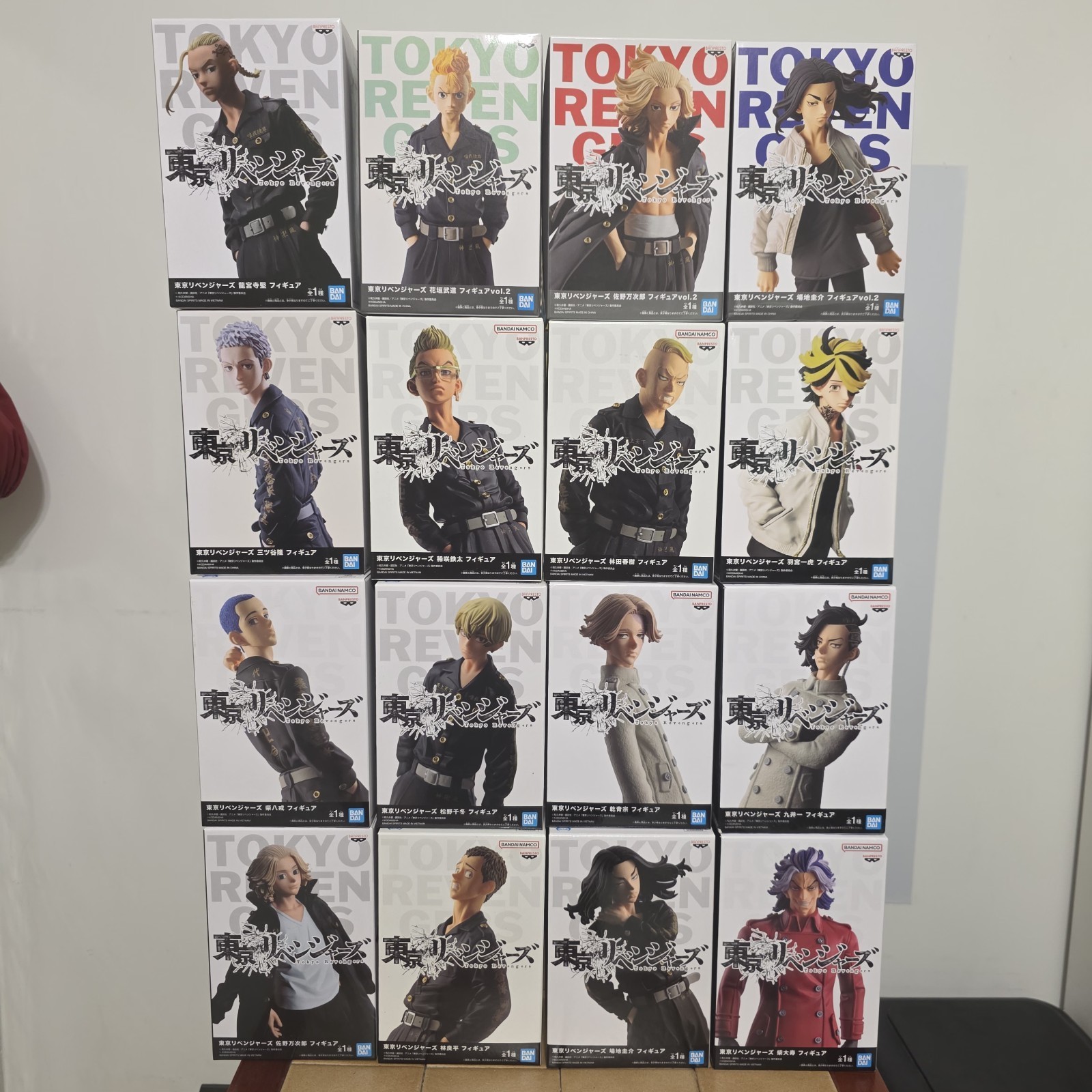 Tokyo Revengers Set 16 Figura Bandai 18 Cm