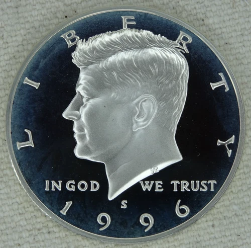 1996-S Kennedy Silver Half Dollar Proof DCAM 90% US Mint Coin 50C Free Shipping