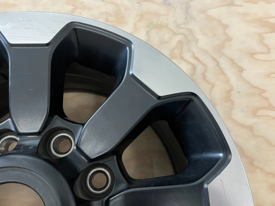 2017 - 2024 Dodge Ram 2500 Wheel Rim 17x8" Factory OEM 2599 Black Machined - Image 3 of 4