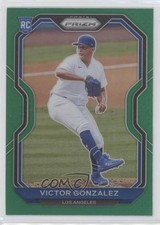 2021 Panini Prizm Green Prizm Victor Gonzalez #17 7u4