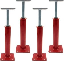 4 Pack Heavy Duty Floor Jack 11000lb Adjustable Height Support Leveling Tool 4 Pack Heavy Duty Floor Jack 11000lb Adjustable Height Support Leveling Tool