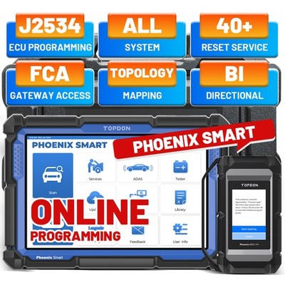 TOPDON Phoenix Smart Intelligent Diagnostic Tool Topology Mapping DoIP CANFD FCA