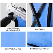 .Portable Ice Chair Cooling Seat Ice Stool Foldable Insulated Ice Pack Stool