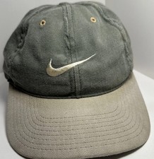 NIKES WOOSH BALL CAP, VINTAGE 90s One Size Made In USA 100% Cotton