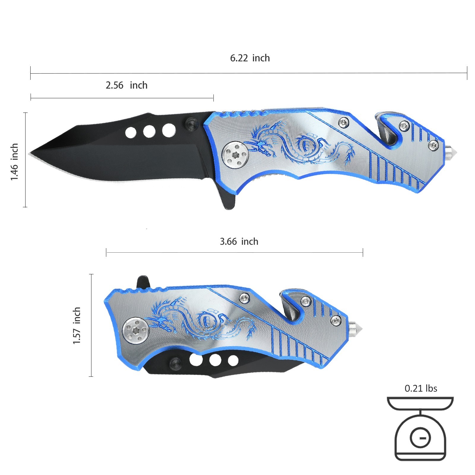 5 Pack Folding Knife Set for Camping EDC Collection,EDC Pocket Knives