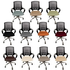 Funda de asiento elástica para silla de escritorio de oficina resistente al agua mezcla de spandex de poliéster