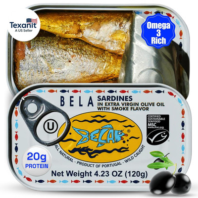 Wild Caught Portuguese Sardines - Lightly Smoked and Marinated in Extra Virgin O