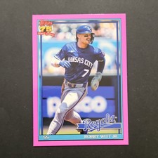 Bobby Witt Jr. 2026 Topps Series 1 1991 75th Anniversary Pink Border #T91-3