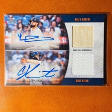 Riley Greene & Colt Keith Dual Auto Relic Topps 2025 Series 2 /50