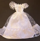 Vintage 1984 Barbie 7965 Wedding Bridal Party White Wedding Gown Dress Tagged