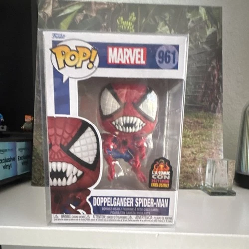 Funko Pop! Marvel Doppelganger Spider-Man L.A. Comic Con #961 with Protector