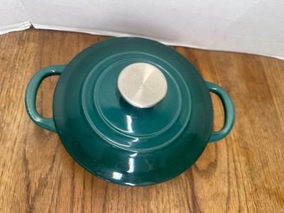 Crofton 2 QT CAST IRON MINI DUTCH OVEN Classic Round Pot w/Lid Braising
