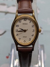Seiko Spirit Ladies Quartz Watch 1996 19mm Retro Vintage Used