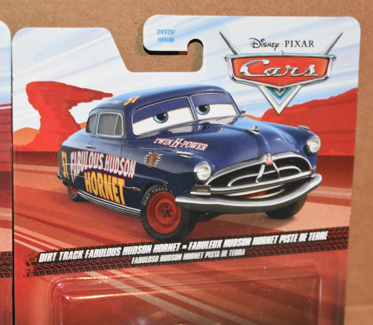 DISNEY PIXAR CARS JIMMY LUGRENCH & DIRT TRACK FABULOUS HUDSON