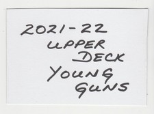 2021/22 Upper Deck Young Guns U-Pick