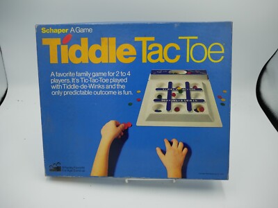 Tiddle Tac Toe Game Schaper 1976 Tidly De Winks Tic