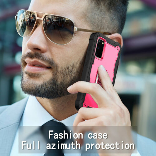 Luxury Armor Ring Kickstand Case For Samsung Galaxy S20 FE 5G A72 A52 A32 A12 - Picture 43 of 88
