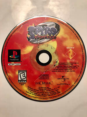 Spyro 2: Ripto's Rage! (Sony PlayStation 1 PS1) Disc Only