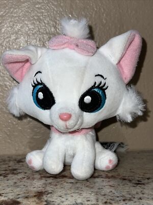 Disney Parks Marie Plush Pink Keychain Aristocats Marie Kitten Cat Bag Clip