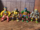 Vintage TMNT Lot of 4 Rock N Roll Mondo Gekko, Swim Raph, Toon Donny, Metalhead