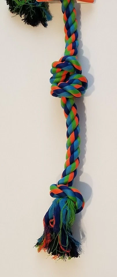 2 X Cuerda Pata Superior 4 Nudos Azul Grande Totalmente Nueva  Foto 4 de 4