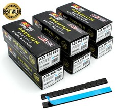 6 Box 3600 Pcs 14oz 0.25oz Black Coated Adhesive Stick On Balance Wheel Weights