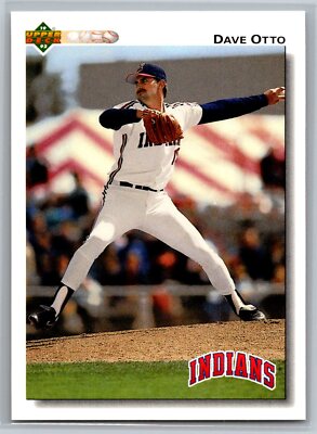 1992 Upper Deck Baseball #698 Dave Otto Cleveland Indians | eBay