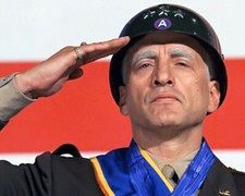 George C. Scott In Patton Saluting In General'S Uniform 16X20 Canvas Giclee
